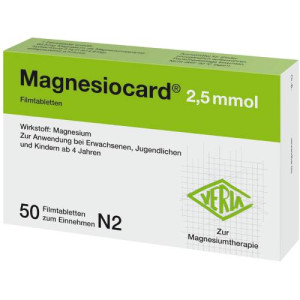 MAGNESIOCARD 2,5 mmol Filmtabletten