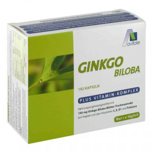 Produktbild von GINKGO 100 mg Kapseln+B1+C+E