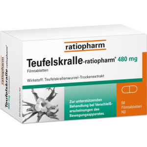 Produktbild von TEUFELSKRALLE-RATIOPHARM Filmtabletten