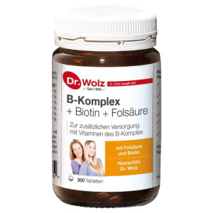 Produktbild von B-KOMPLEX+Biotin+Fols&auml;ure Tabletten