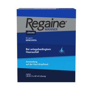 Produktbild von REGAINE M&auml;nner 50 mg/ml Lsg.z.Anw.a.d.Kopfhaut