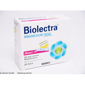 Produktbild von BIOLECTRA Magnesium 300 mg Direct Zitrone Sticks
