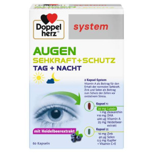 Produktbild von DOPPELHERZ Augen Sehkraft+Schutz system Kapseln