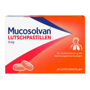 Produktbild von MUCOSOLVAN Lutschpastillen 15 mg