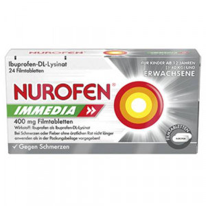 Produktbild von NUROFEN Immedia 400 mg Filmtabletten