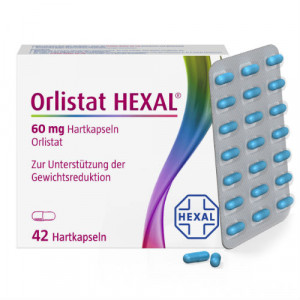 Produktbild von ORLISTAT HEXAL 60 mg Hartkapseln