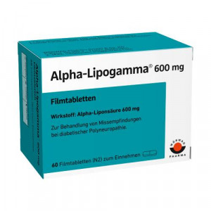 Produktbild von ALPHA-LIPOGAMMA 600 mg Filmtabletten