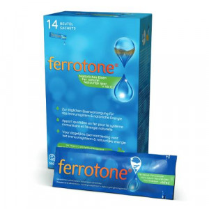 Produktbild von FERROTONE Eisen m.Apfelkonzentrat u.Vitamin C Btl.