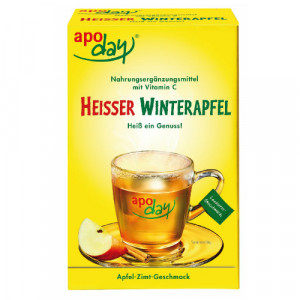 Produktbild von APODAY hei&szlig;er Winterapfel Vitamin C Pulver