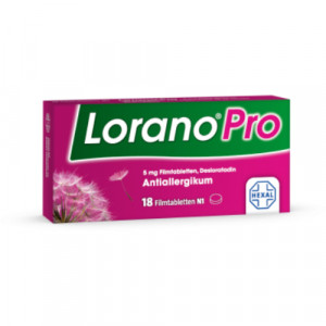 Produktbild von LORANOPRO 5 mg Filmtabletten