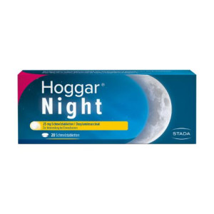 Produktbild von HOGGAR Night 25 mg Schmelztabletten