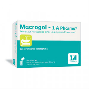 Produktbild von MACROGOL-1A Pharma Plv.z.Her.e.Lsg.z.Einnehmen
