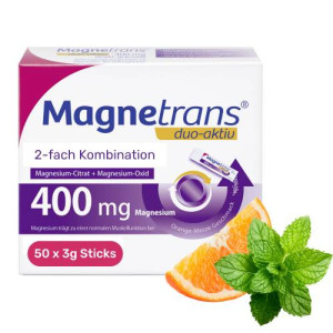 Produktbild von MAGNETRANS duo-aktiv 400 mg Sticks