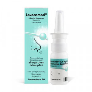 Produktbild von LEVOCAMED 0,5 mg/ml Nasenspray Suspension