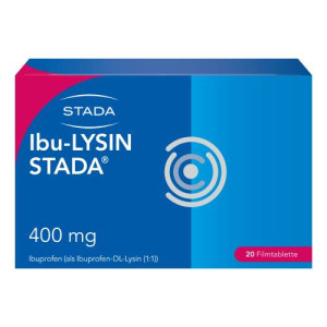 Produktbild von IBU-LYSIN STADA 400 mg Filmtabletten