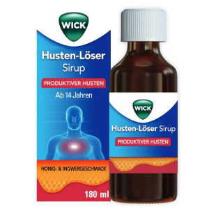 Produktbild von WICK Husten-L&ouml;ser Sirup mit Honigaroma 200mg/15ml