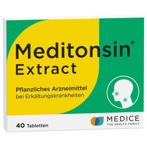 Produktbild von MEDITONSIN Extract pflanzliche Erk&auml;ltungstabletten