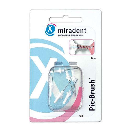 MIRADENT Interd.Pic-Brush Ersatzb.fein weiß