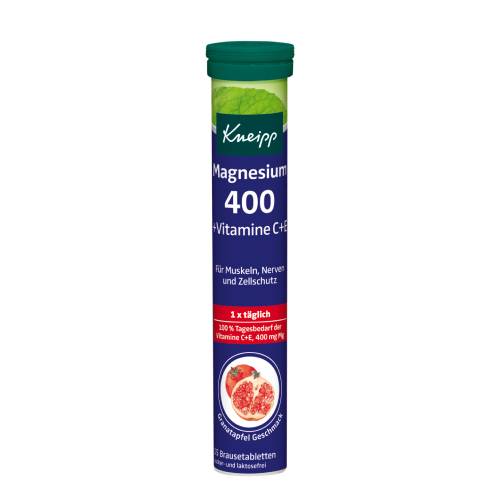 KNEIPP Magnesium 400+C+E Brausetabletten