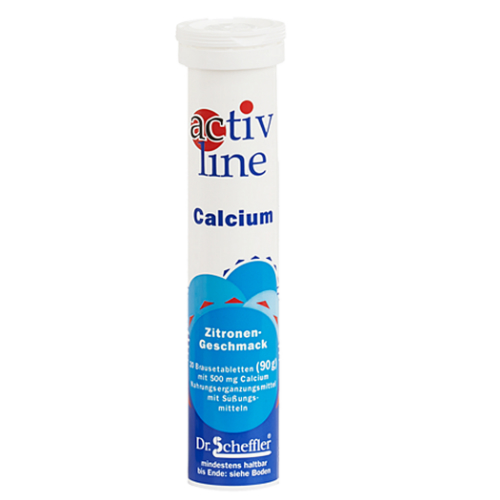 ACTIVLINE Calcium Zitrone Brausetabletten