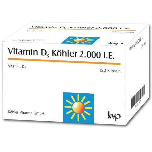 VITAMIN D3 KÖHLER 2.000 I.E. Kapseln