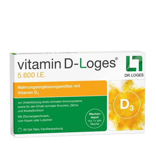 VITAMIN D-LOGES 5.600 I.E. Wo.Depot Kautabl.Fam.Pa