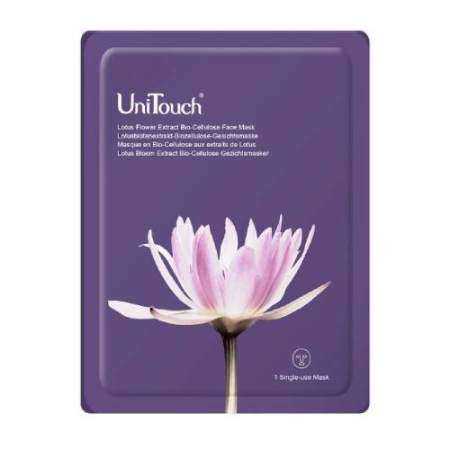 UNITOUCH Lotusblütenex.-Biozellulose Gesichtsmaske