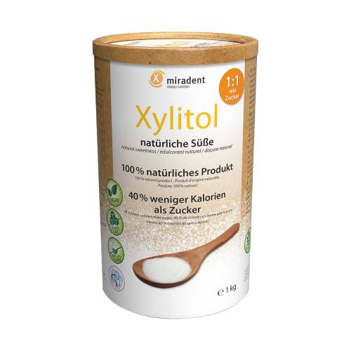 MIRADENT Xylitol Zuckerersatz Pulver