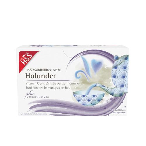 H&S Holunder m.Vitamin C und Zink Filterbeutel