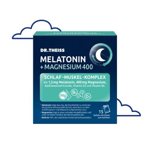 DR.THEISS Melatonin+Magn.400 Schlaf-Komplex Pulver